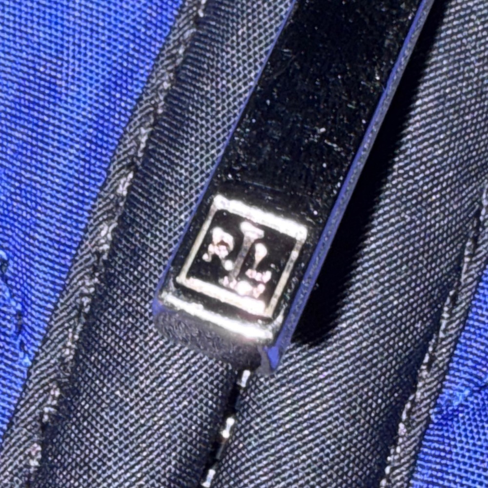 Lauren Ralph Lauren Reversible Quilted Vest Royal Blue Black WomensPetite Medium - Picture 2 of 10